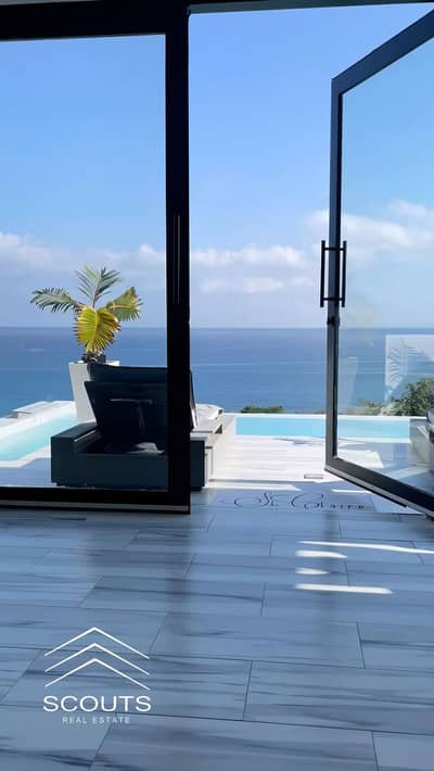 First row marina & panoramic sea view chalet for sale in Salt Ras El Hekma Luxurious finishing excellent layout distinctive sea view near fouka bay