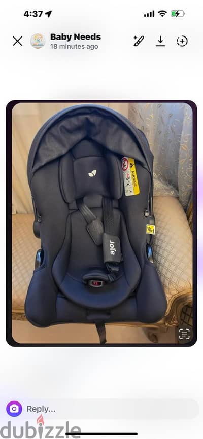 joie car seat isnug 2