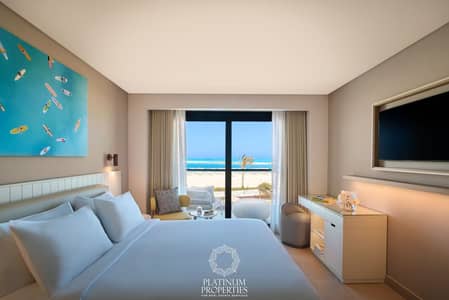 Direct Sea view Fully Furnished Two-Bedroom Suite  Ready to Move with installments Palma Bay Rotana North Coast
