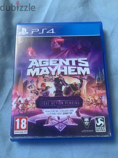 للبيع اسطوانة Agents Mayhem Ps4