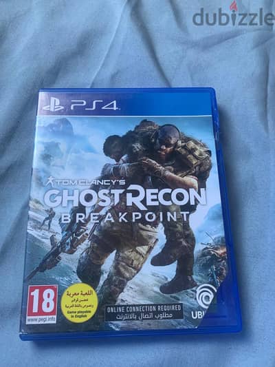للبيع اسطوانة  Ps4 Ghost Recon Break Point جوست ريكون بريك بوينت