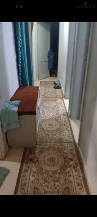 شقه 90 م للبيع مدينه العبور حي الكرامه دور ارضي خلفي على جنينه