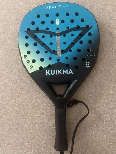 New soft react kuikma padel racket
