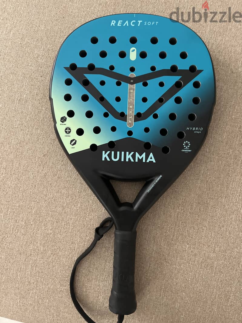 New soft react kuikma padel racket 1