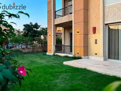 شقة للإيجار مفروشة بالكامل 4 غرف بجاردن ومدخل خاص في ستون ريزيدنس التجمع الخامس Stone Residence New Cairo 5th Settlement