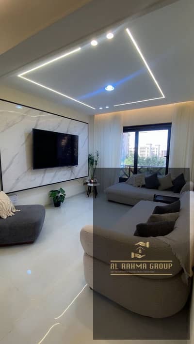 Apartment for sale in Al Rehab, 196 square meters, ultra-super-luxurious finishing, in one of the most prestigious phases of Al Rehab, with a wide gar