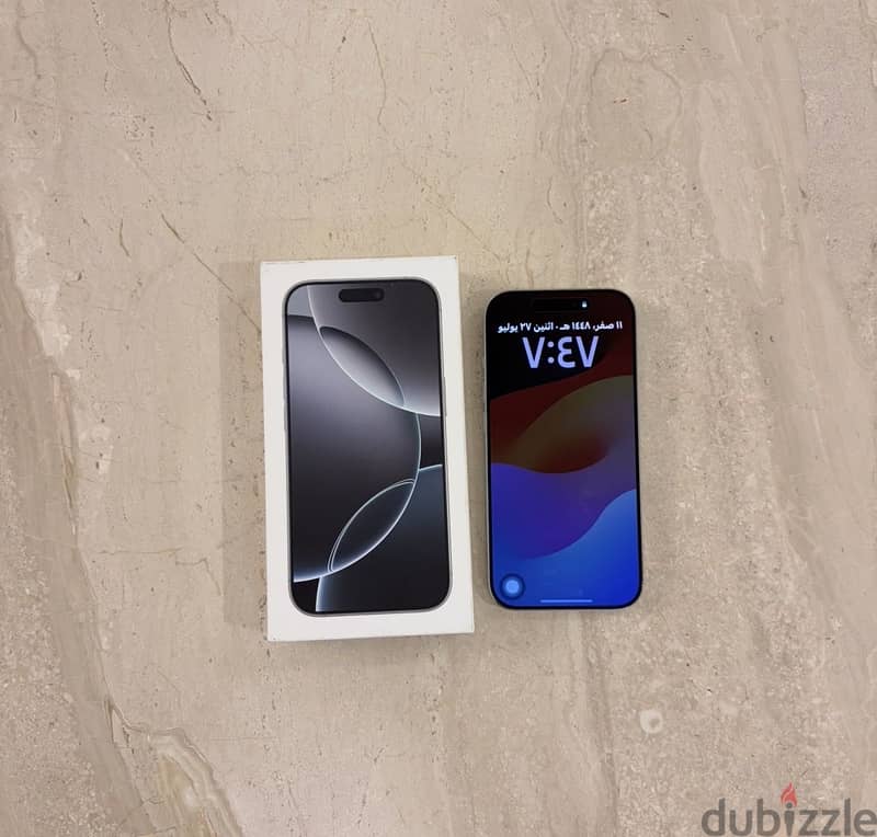 iPhone 16 Pro 256GB – White Titanium - Middle East Version 1