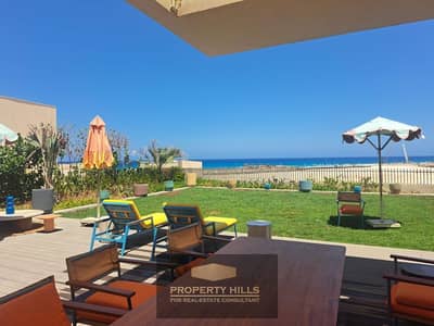 Chalet for sale from the ceremonies, fully finished with an open view of the Infinity Lagoon in Mar Bay, Ras El Hikma