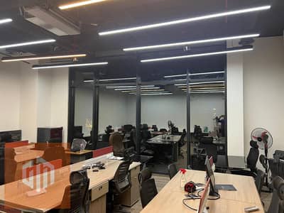 مكتب اداري 100م متشطب بالكامل -Cairo Business Park-  للايجار