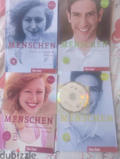 مجموعه  menschen  ألمانى من معهد جوتة  مستوى A1 كامل   ( a1.1 + A1.2 )