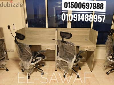 خلية عمل- ورك ستيشن خشب mdfاسباني- اثاث مكتبي- work station- partiton