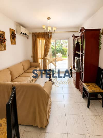 Fully Furnished Ground Floor Chalet with Private Garden & Open Golf View for Sale in Stella Di Mare