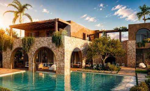 Sea View Villa For Sale With Launch Price, Ready To Deliver And  8-Years Installment plan.