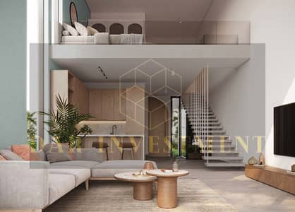 لوفت Loft  للبيع فى  جون راس الحكمه June by Sodic Ras El Hekma بمقدم 5% بالتقسيط على 8 سنوات موقع مميو و فيو مفتوح