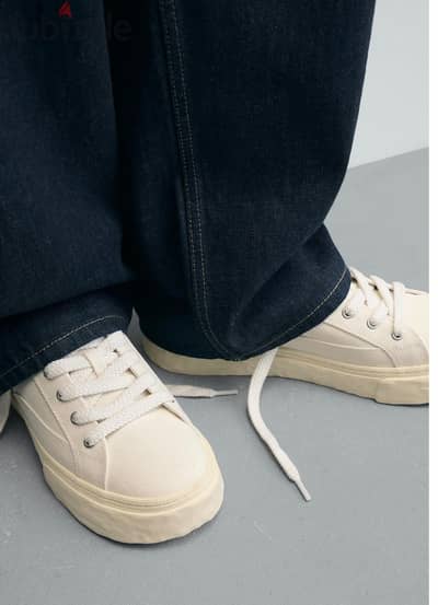 ZARA -CHUNKY SNEAKERS - WHITE ( NEW )
