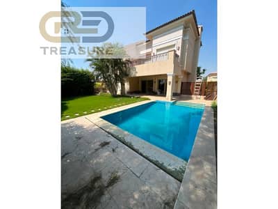 فيلا بحمام سباحه مطبخ وتكييفات للايجار في ليك فيو- القاهره الجديده - Lake View - new cairo