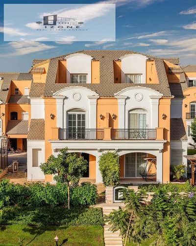 توين هاوس مفروش بالكامل للإيجار في ليان صبور Layan Sabbour New Cairo 326 متر وحديقة 180 متر 3 غرف نوم وسويت مستقل بالروف