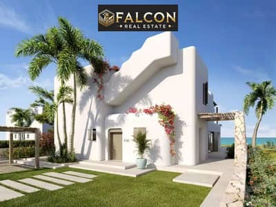بخصم 30% امتلك شاليه بجاردن متشطب بالكامل HighEnd دايركت علي اللاجون في قلب سيدي عبدالرحمن بجوار مراسي في بيانكي الساحل الشمالي - Bianchi