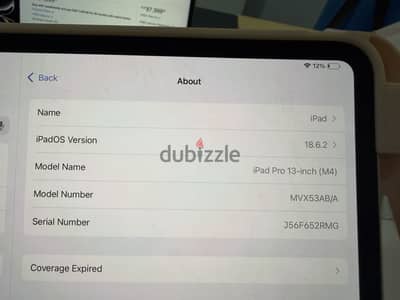 iPad M4 Pro 13 inch 512 gb wifi only