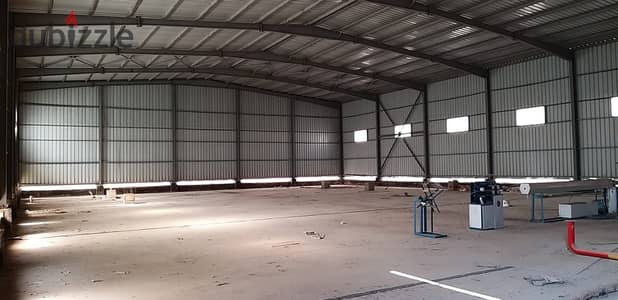 Factory for rent 2250m in Badr City, with license and old registration, at a special price