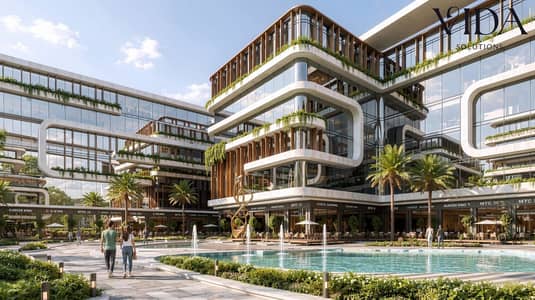 للبيع محل 58 متر علي المحور المركزي مباشر في 6 اكتوبر mall WALK’N بالتقسيط علي 10 سنين