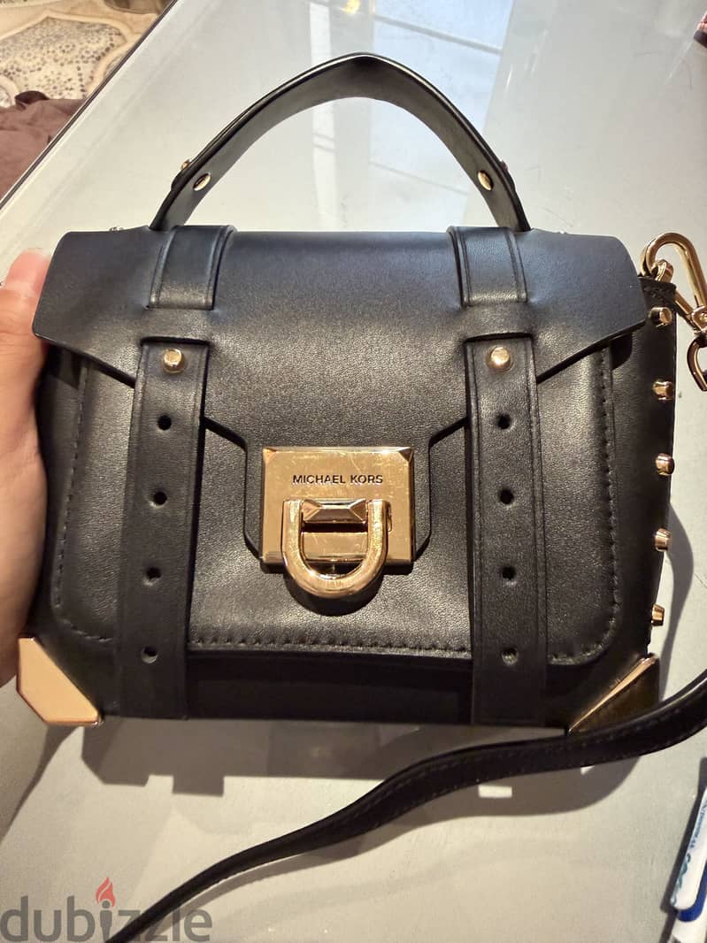 Michael kors black crossbody bag 1