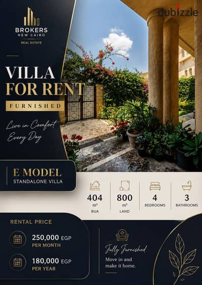 YOUR NEXT HOME Fully Furnished Villa