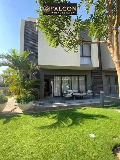 Standalone villa with a private pool view for sale in Al Burouj Compound, Shorouk City. A gated community adjacent to the International Medical Center