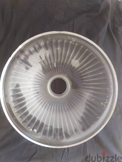 غطاء زجاجي مضلع شفاف Glass Lamp Shade