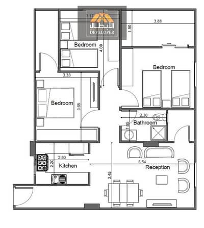 **120 sqm Apartment | Main Al Hegaz Rd. ** 40% Down Payment • Installments up to 4 Years • Fully Finished • Delivery: Dec. 2027