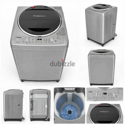 غسالة توشيبا فوق أوتوماتيك 13 كجم Inverter Star Crystal – حالة ممتازة