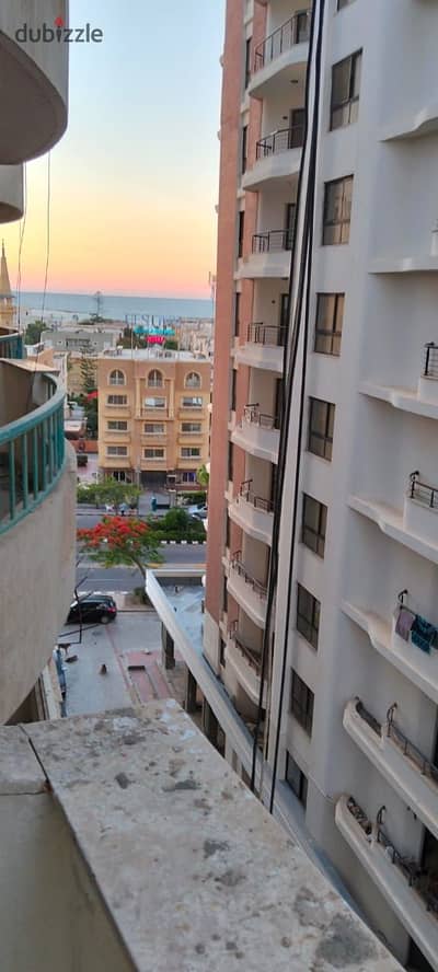For those seeking luxury and elegance - a 170 square meter luxury apartment for rent furnished - in Al-Mamoura beach - (with clear sea view) from the owner directly