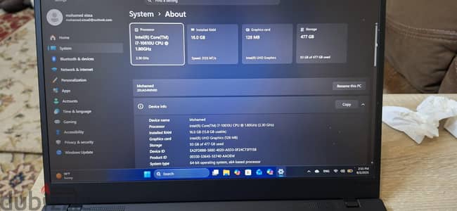 لاب توب لينوفو  X1 carbon