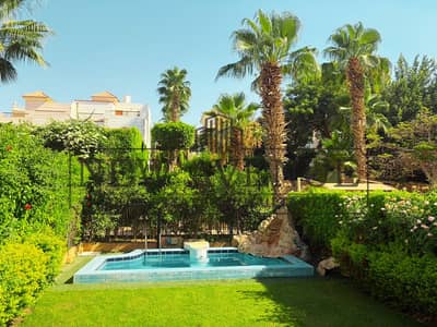 Fully finished twinhouse For Sale Dahyt Al Nakhel in sherouk with kitchen cabinets and AC’s and with pool with prime location