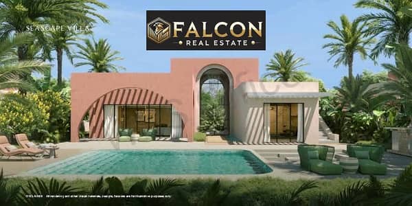 فيلا OneStory بخصم 30% صف اول خطوتين للبحر للبيع  في اوجامي سوديك ogami sodic  north coast  راس الحكمه بجوار فوكا باى وماونتن فيو ولافيستا