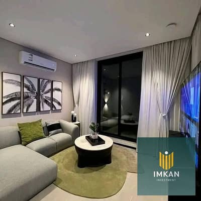 A fully finished 3-bedroom apartment is available for sale in the Stoda Residence compound (Heliopolis/Sheraton area); ready for immediate handover wi