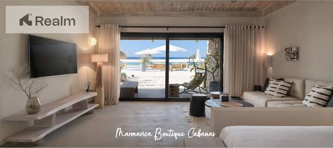 Chalet 2 Bedrooms At Ras Elhekma With a private lagoon And Installments Up to 9 Years  !