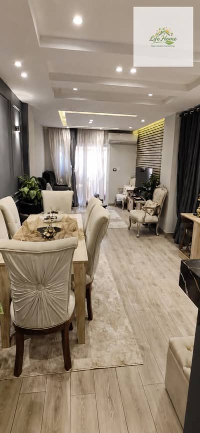 For sale in Al-Rehab, an apartment of 90 m with ultra super lux finishes and a large garden view