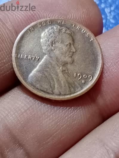 one cent Lincoln 1909 s