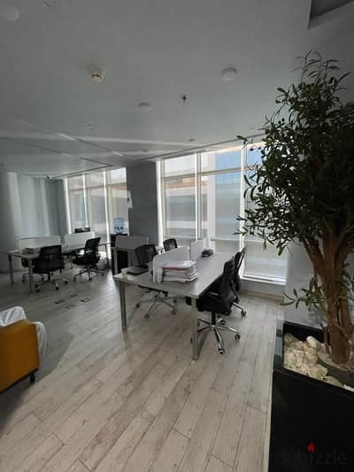 Administrative headquarters 120m super lux finishing for rent in Trivium Business Complex, Fifth Settlement
