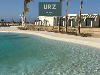 Fully Finished Chalet with ACs First Row on the Lagoon with a Special Discount or 9 Year Installment Plan in Ras El Hekma North Coast near Hacienda Th