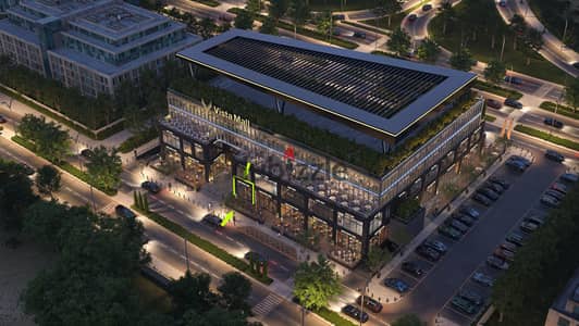 Shop for sale opposite the French University in Shorouk City - opposite the 8th District - next to Saudi Market - installments over 7 years, delivery