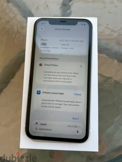 Iphone 11 - White - 128GB - Original adapter & box