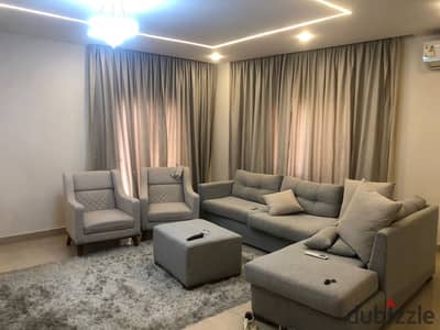 Apartment for rent in the Seventh District, the most upscale district of Sheikh Zayed, at the lowest price ever, furnished and air-conditioned