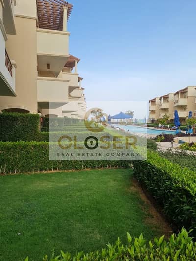 Own fully finished ground-floor chalet directly on the sea in Blue Blue Ain Sokhna DP 768,000.