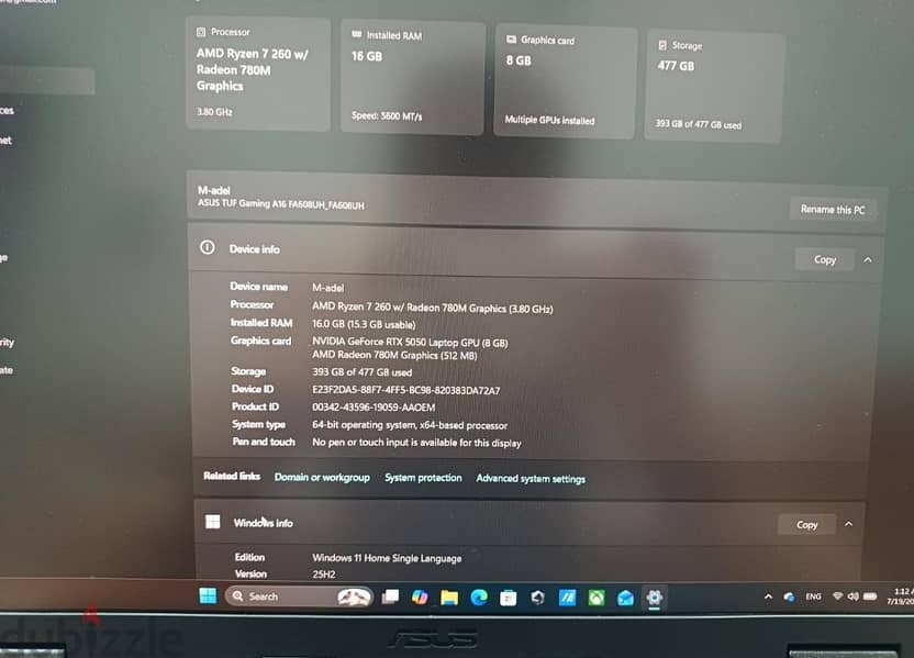 Asus Tuf A16 2