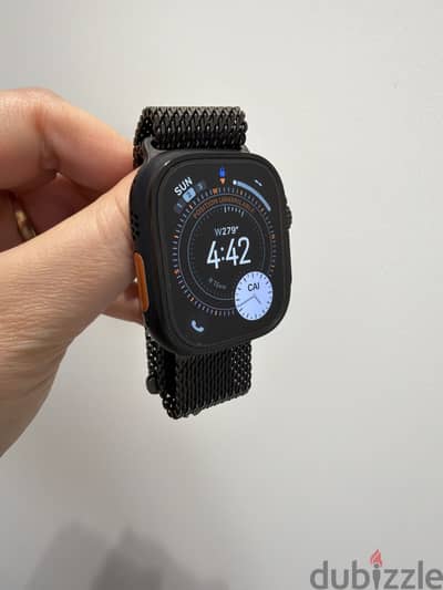 Apple Watch Ultra 3 , Battery 100% في الضمان حتي يوليو ٢٠٢٧ اتشحنت مره