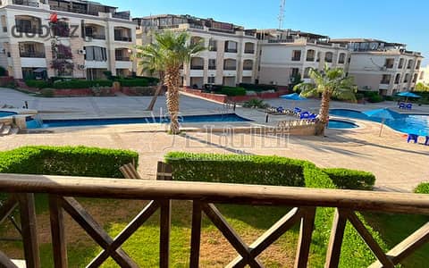 Fully Furnished Chalet with Sea & Pool View for Sale – Dolphin Beach | Ain Sokhna