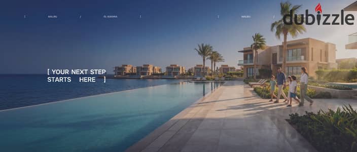 Your chalet in Ain Sokhna, immediate delivery with a 20% down payment only, and installments up to 7 years in a prime location on Al-Zafaranah Road, kilometer 158, just 90 minutes from Cairo.