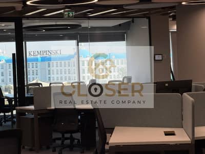 RTM Office for Sale in the Strongest Location Facing Cairo Airport with a Down Payment of ( 1.5M ) in Taj City Compound
